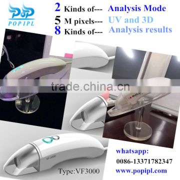 UV Skin Analyzer VF3000 factory china manufacturers support win 10 win 8 poplaser