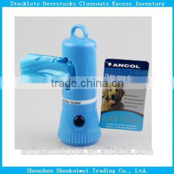stocklots,overstock,stock,closeout, excess inventories,Overproduction dog walking poop torch