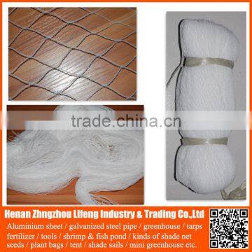china supplier nylon fruit anti bird protective net , pe uv wire mesh bird capture net , plastic fence bird protection net