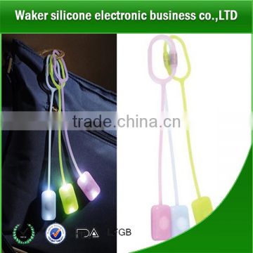 lovely silicone led bag light for promotion