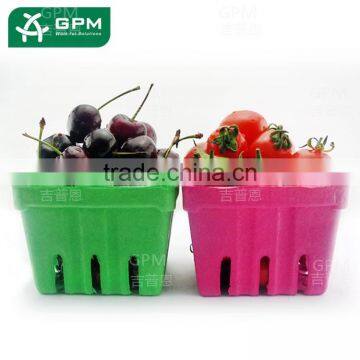 Factory directly pulp decorative fruit gift box recyclable paper fruit packaging