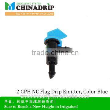 ChinaDrip system 2 GPH Flag Drip Emitter Blue water sprinkler system