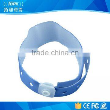 active nfc colorful rfid disposable pvc wristband