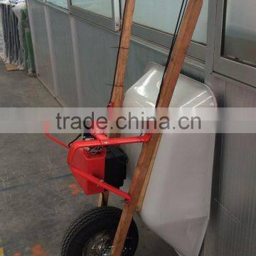 Electric Wheelbarrow With Wood Handle/wheelbarrow photo-3