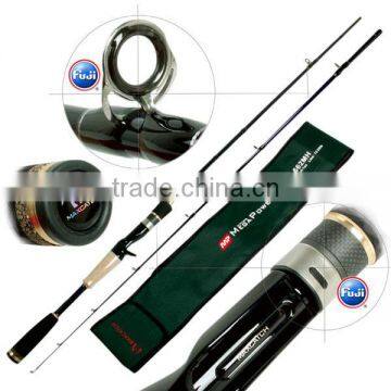 Fuji guides and reel seat 6'6'' fishing bait casting rod