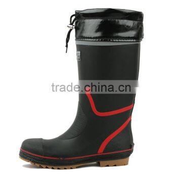 Light Weight Fashion Men Outdoor Work High Gumboots Wellington Boots Rubber Boot photo-4