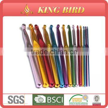 Colorful crochet hook metal crochet hook needles