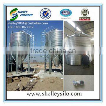 Pellet hopper assembly gravity feed silo bins used for sale