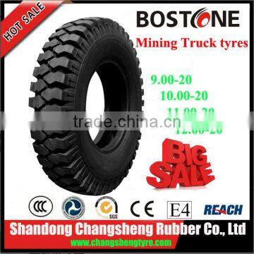 High quality all steel radial bias mining truck tyres 12.00-20