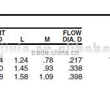 964 Union Tee,Air Brake Fittings for Nylon Tube, Brass Valve photo-5