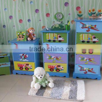 Children Storage Cabinets Children Furniture Wooden Kid Cabinets for 3-Drawer Cabinet photo-5
