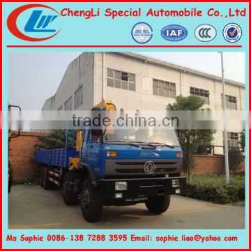 dongfeng 8x4 truck with loading crane,log truck with crane,truck with crane