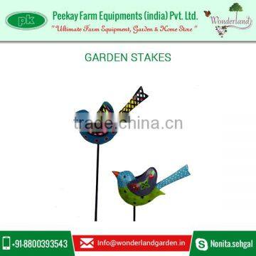 Outdoor Colourful Decorative Bird Garden Stakes ,Metal Garden Stakes at Wholesale Price