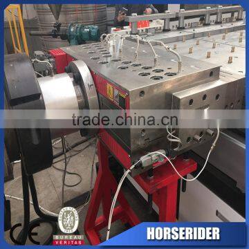 WPC Pvc pe Profile Extrusion Line/wpc Pvc pe Plastic Door Profile Frame Extrusion Price photo-3