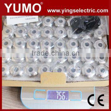 Hot Sale LA19JSF ROHS 19mm Flat Round With Dot LED IP65 Momentary or Alternate Pin Terminal 5A/250VAC no nc Push Button Switch photo-5