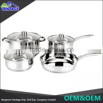 High Quality Stainless Cooking Pot Kitchen 7pcs Cookware Sets Surgical Steel Cookware photo-4