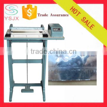 pedal sealing machine price / nylon cutting and sealing machine