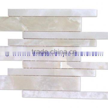 New Arrive Factory Price WHITE ONYX MOSAIC TILES COLLECTIONS photo-4