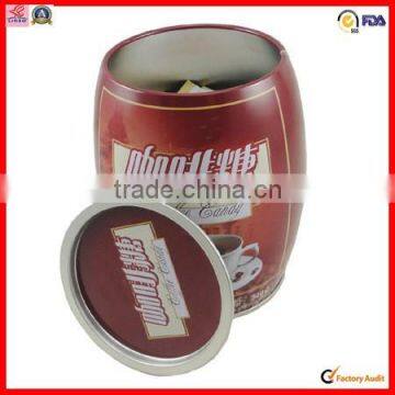 Factory Sale Top Grade Round Nice Coffee Tin photo-3