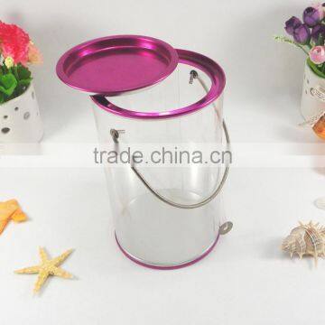 Direct Factory Sale New Round Cylinder Pen Holder Tin Container photo-4