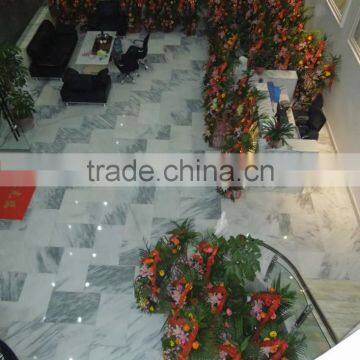 Blue Ske White Marble Floor Design photo-6