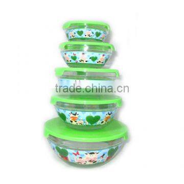 A8005D4 Daily Use Items, Eco-Friendly Antique Glass Fruit Bowl photo-2