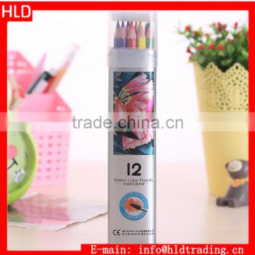 Factory Wholesale 12 Colors No Toxic Kids Painting Drawing Water Color Pencils