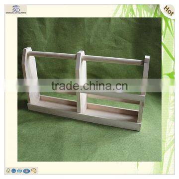 Wholesale Display Storage Wooden Wine Rack Holder Basket photo-2