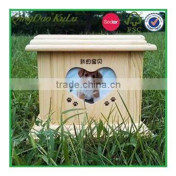 factory price cheap solid wood pet funeral coffin box for sale