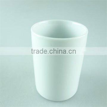 Lotion Dispenser, Toilet Brush Holder, Tumbler Accessory White Ceramic Bathroom Sanitary 3 Set photo-6