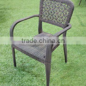 Stackable Luxury Wicker Outdoor Rattan Garden Furniture Dining Chair photo-2