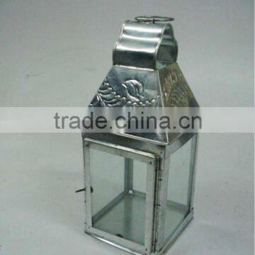 Zinc Candle Lanterns, Zinc Garden Lanterns