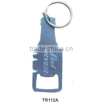 Promotional metal beer bottle opener key chain