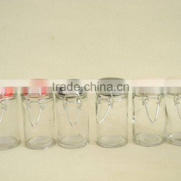 Mini Spice Jar 80ml Glass Jar With Swing Top photo-2