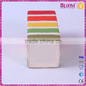 Factory Direct Sales Ceramic Square Decoration Vase photo-3