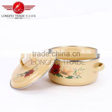 Chinese Hot Sale High Quality Cheap Enamel Cookware Sets / Casserole photo-4