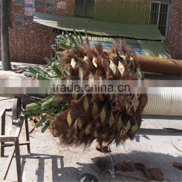 2017 Hot Sale Outdoor Decorative Artificial Plastic Palm Tree uv Anti photo-4