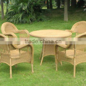 2011 new rattan outdoor tea(coffee) table with chair