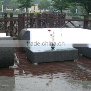 rattan garden patio furniture sofa set