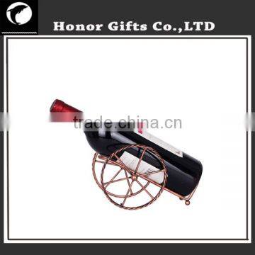 1 Bottles Display Iron Wire Wine Holder Decorative Wine Bottle Holders photo-3