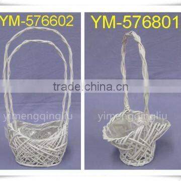 2014 wholesale wicker basket, wicker flower gift basket,wicker fruit basket