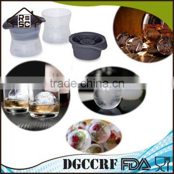 2-Piece Sphere Ice Ball Mold Plastic Ice Ball Maker photo-2