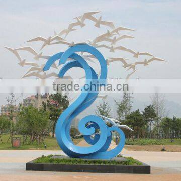 Metal Pigeon Sculpture Art Design for Garden Outdoor Decorations photo-2