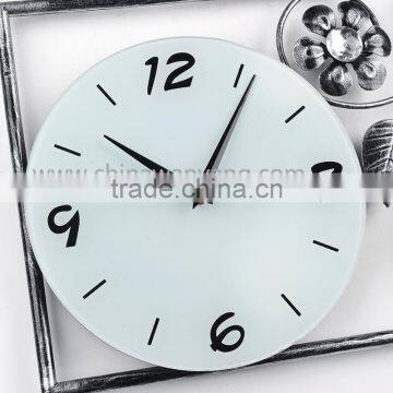 Vintage Flower Metal Wall Digital Clock GZH113 Home Accessories photo-4