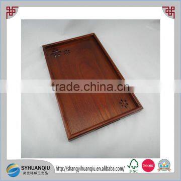 Antique Feature and Hotel Industrial Use Larger Woode Serving Tray photo-3