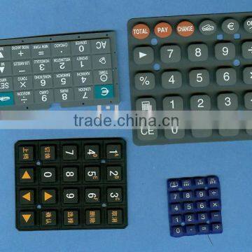 Customized silicone keypad for elctronic products