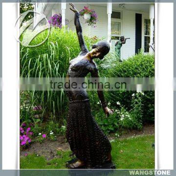 Life Size Modern Garden Stone Dancing Statues photo-4