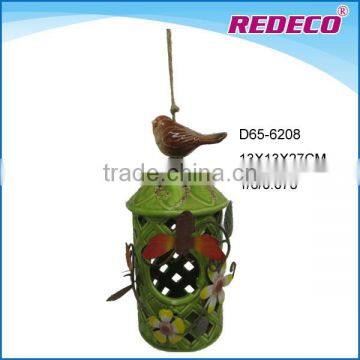 Ceramic outdoor decorative bird nest for wholesale