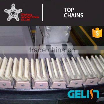 G4 Vertical Lifting Clamp Conveyor Chains for Bottles/snap-on Side Flexing Chain/gripper Conveyor Chain photo-4