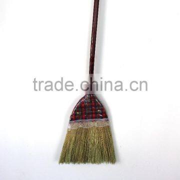 Bamboo Handle Small Cleaning CORN BROOM photo-2